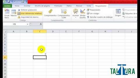 Tutorial excel avanzado: macro con referencias relativas
