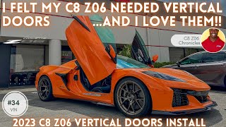 C8 Z06 | New Vertical Doors | 4K