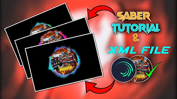 LOGO SABER TUTORAIL VIDEO🖤🥀LOGO SABER 🌈💖TUTORAIL VIDEO⚒️🦋TUTORAIL VIDEO SABER #xml #preset#presetff