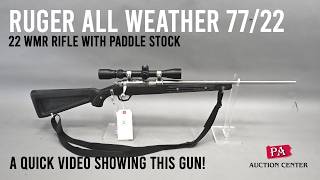 Details 14 Ruger All Weather 77/22 Paddle Stock 22 WMR Rifle - A Quick Video in our Photo Booth Guide