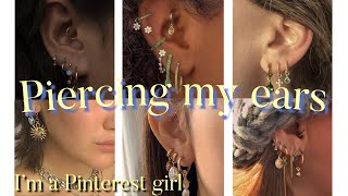 Piercing My Ears!~ Pinterest made me