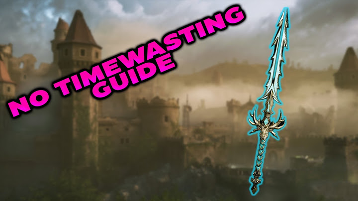 ELECTRIC SWORD UPGRADE GUIDE - NO TIMEWASTING (Citadelle des Morts)