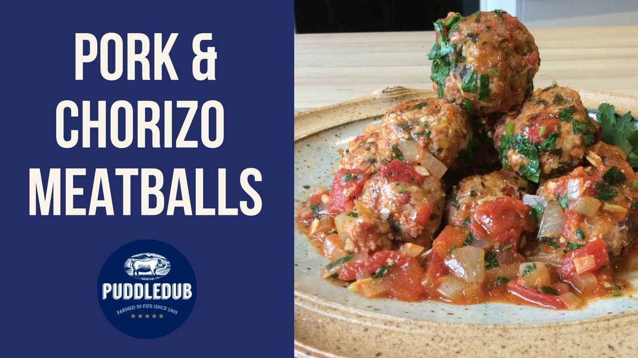 How to make Pork and Chorizo Meatballs YouTube