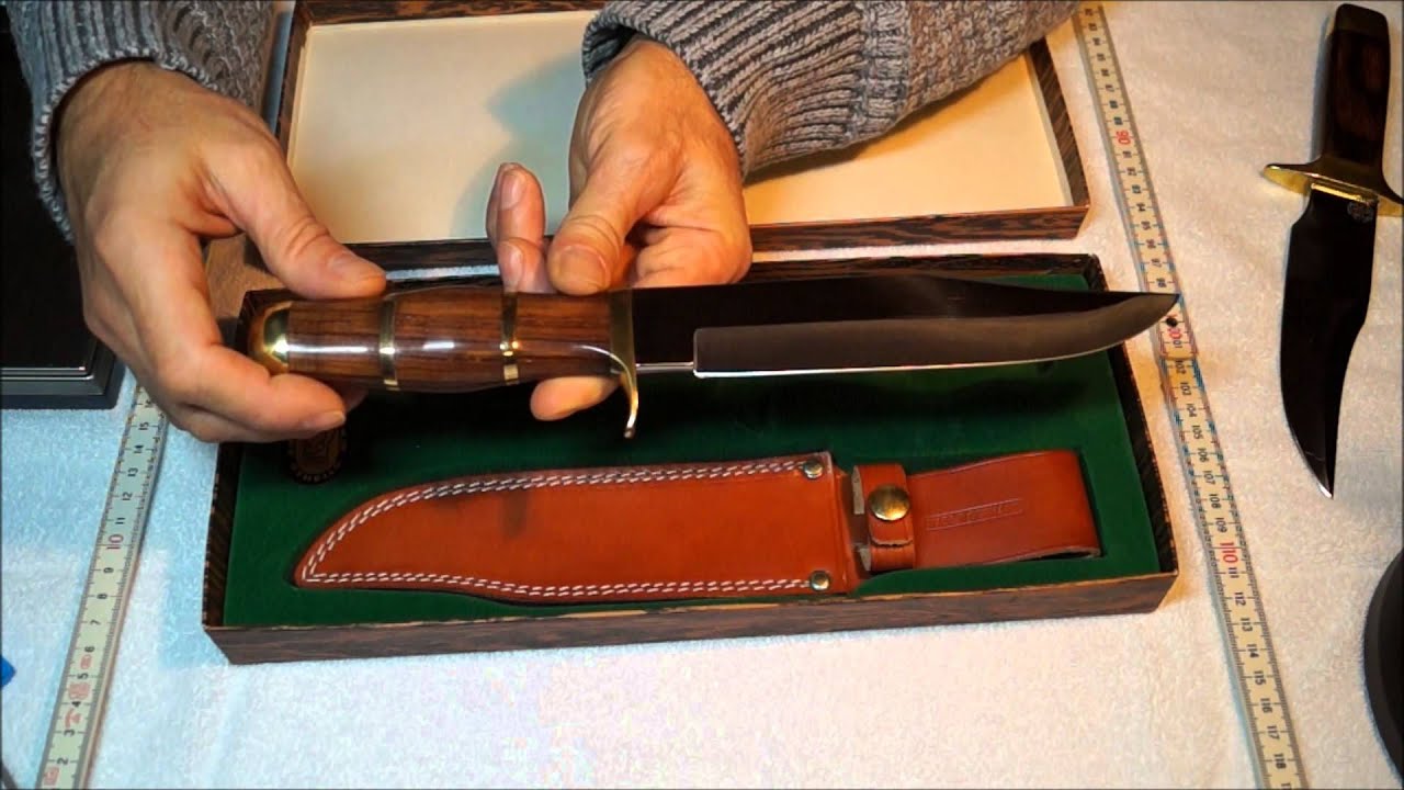 Anton Wingen Jr. Solingen "Golden Westen" BowieKnife Messer Sammler