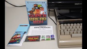 Commodore 64 Game: Super Bread Box (aka Super Crate Box) By RGCD, Original Box, Manual & Gameplay!