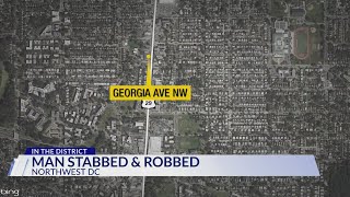 Man stabbed during robbery in Northwest DC; suspect in custody
