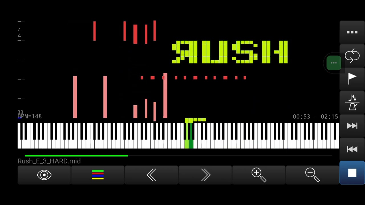 Rush E 3 HARD(Black MIDI) 210,000 Notes - YouTube