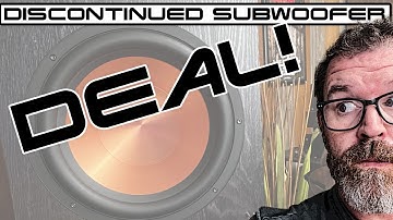 Get it While You Can! Huge Cheap Discontinued Sub-Klipsch SPL12 Subwoofer