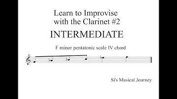 Learn to Improvise Clarinet # 2 Intermediate