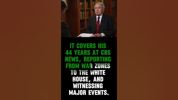 YouTube video summary “Dan Rather, at 92, on a life in news”