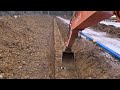 Some tips on digging pipeline ditch with a digging bucket