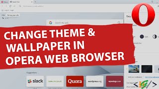 How to Change Theme and Wallpaper in Opera Web Browser screenshot 3