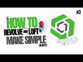 Onshape 101 #3: How to Revolve and Loft to Make Simple Objects thumbnail