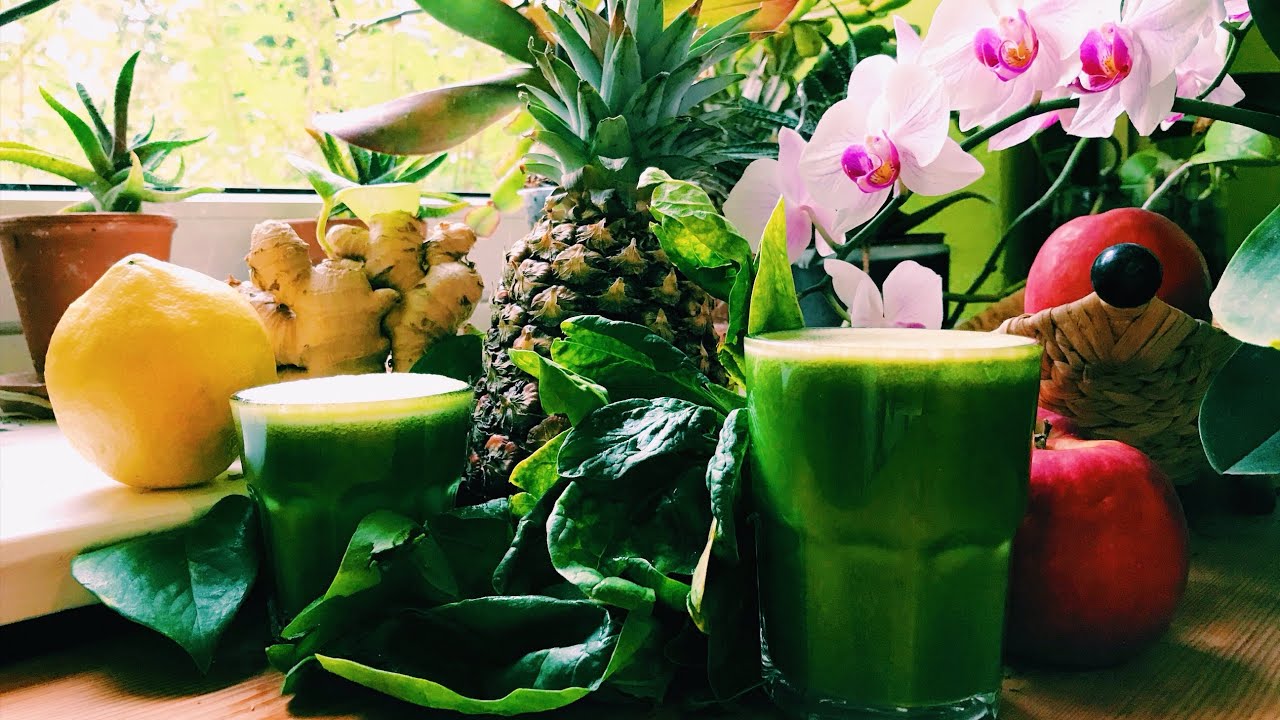 Ginger Pineapple Spinach Juice Take 3 YouTube