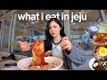 what i eat in Korea 🇰🇷 cafes, bagels &amp; slow days in jeju🍊