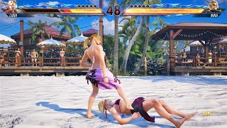 Tekken 8 Nina Diva Bikinibarefoot Destroys Lidia Diva Bikinibarefoot