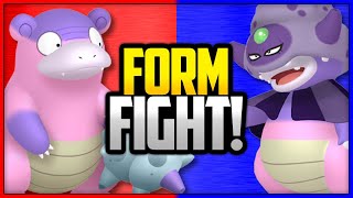 GALARIAN SLOWBRO VS GALARIAN SLOWKING ► Pokémon Form Fight (Sword & Shield Crown Tundra)