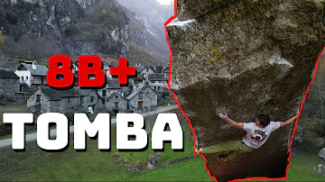 Pietro Biagini on TOMBA [8B+] - Val Bavona *uncut*