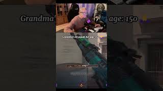 Grandma's Secret to WIN Every Match! #cs2 #cs2funny #cs2funnyclips #cs2funnymoments