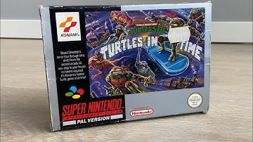 Teenage Mutant Ninja Turtles 4 - Turtles In Time SCN/PAL ASMR - Super Nintendo