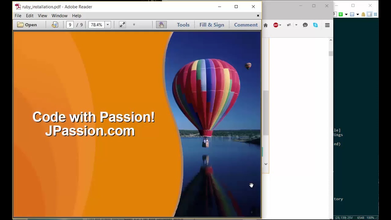 Ruby and Rails Installation