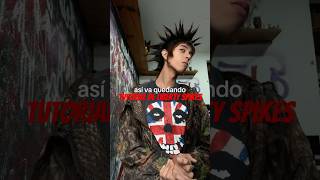 tutorial de liberty spikes #punk #libertyspikes #alternative #tenso