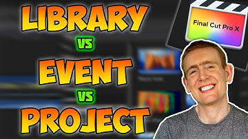 Final Cut Pro X - Library vs Event vs Project