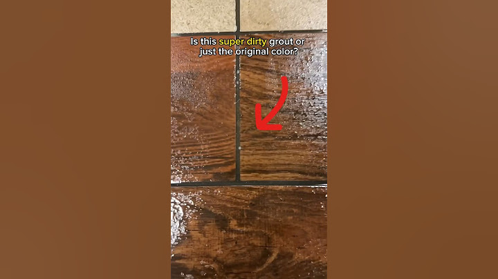 Is this grout super dirty?