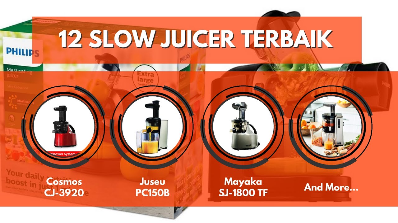 12 Rekomendasi Slow Juicer Terbaik di Indonesia dengan Harga Murah YouTube