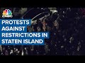Protests continue in Staten Island after bar refuses to follow Covid-19 measures
