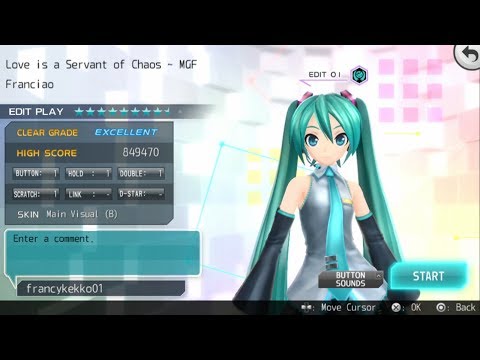 Project Diva F 2nd (ENG) Edit Play - Love is a Servant of Chaos (Perfect) [60fps]