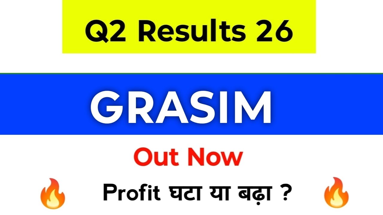 Grasim Q2 Results | Grasim Industries Share Latest News | Grasim Results | Grasim Share Latest News