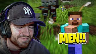 Mike Oxlong Tries Minecraft..
