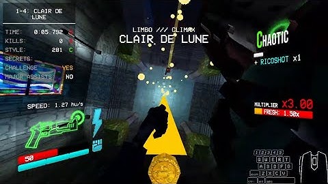 Speedrunning a random ultrakill level every day until i start hrt | Day 28 (1-4)