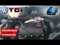 Making an old VW 1.9pd diesel engine look like new!!