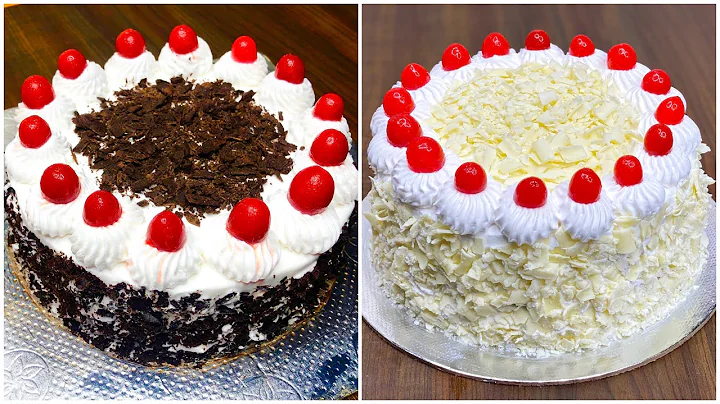2 Easy Black Forest Cake & White Forest Cake in Pr...