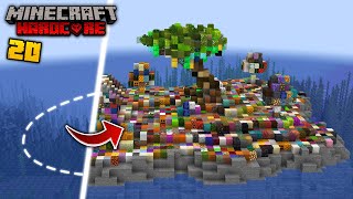 I Used EVERY Block to Build an Island in Minecraft Hardcore! (#20)