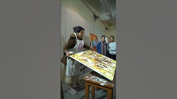 Painting workshop #bhu #art #drawing #bfa #cuet #shortsfeed