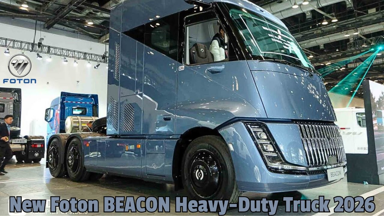Как будут выглядеть большегрузные автомобили в будущем? Foton BEACON — большегрузный автомобиль 2...