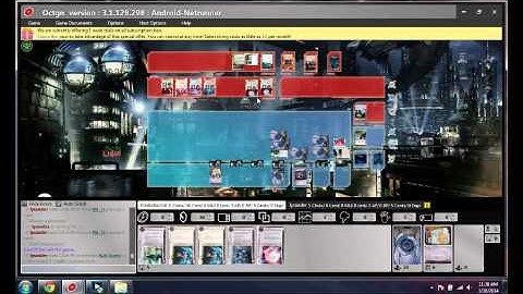 Android: Netrunner HB Glacier vs Spinal Modem Noise OCTGN