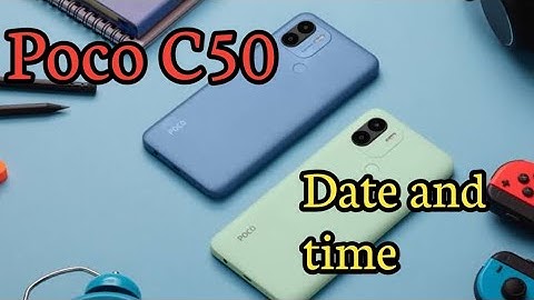 How To Change Date And Time Poco C50, Change Date And Time Setting