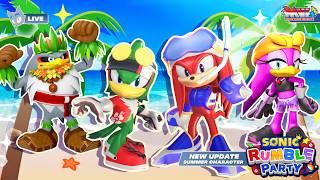 【SONIC RUMBLE PARTY】VARIAN CHARACTER SUMMER TERBARU NIH!! - Alka Ch. [ Mobian Vtuber ID ]