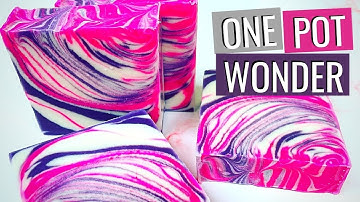 One Pot Wonder Soap Swirl - Soap Swirl Technique - Soap School