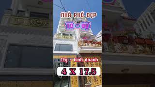 Nhà Phố Đẹp To Bự Đường Hương Lộ 2 Quận Bình Tân 4X17.5 4.5 Tấm, Hẻm 8M Vị Trí Đẹp Mở Vp Cty Kd