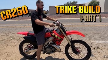 2003 HONDA CR250 2 Stroke Trike Build  - Modern ATC250R Part 1 Test RIDE