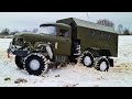 ЗИЛ 131 на ЛЮТОМ бездорожье! ... RC OFFroad 6x6