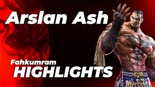 Arslan Ash  ➤  Fahkumram Combos  ➤  Tekken 7