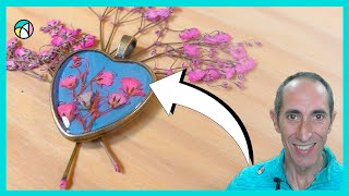 💎 PENDANT 🌹 WITH DYED DRIED FLOWERS 🌹 made with UV RESIN by Arteclar 3,747 views 1 year ago 9 minutes, 17 seconds