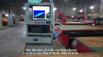 Máy cnc gỗ 6 đầu chất lượng tại Hải Dương, Hải Phòng, Bắc Ninh