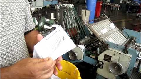 Rickard Bindery - A Sequence of Several Complex Folds